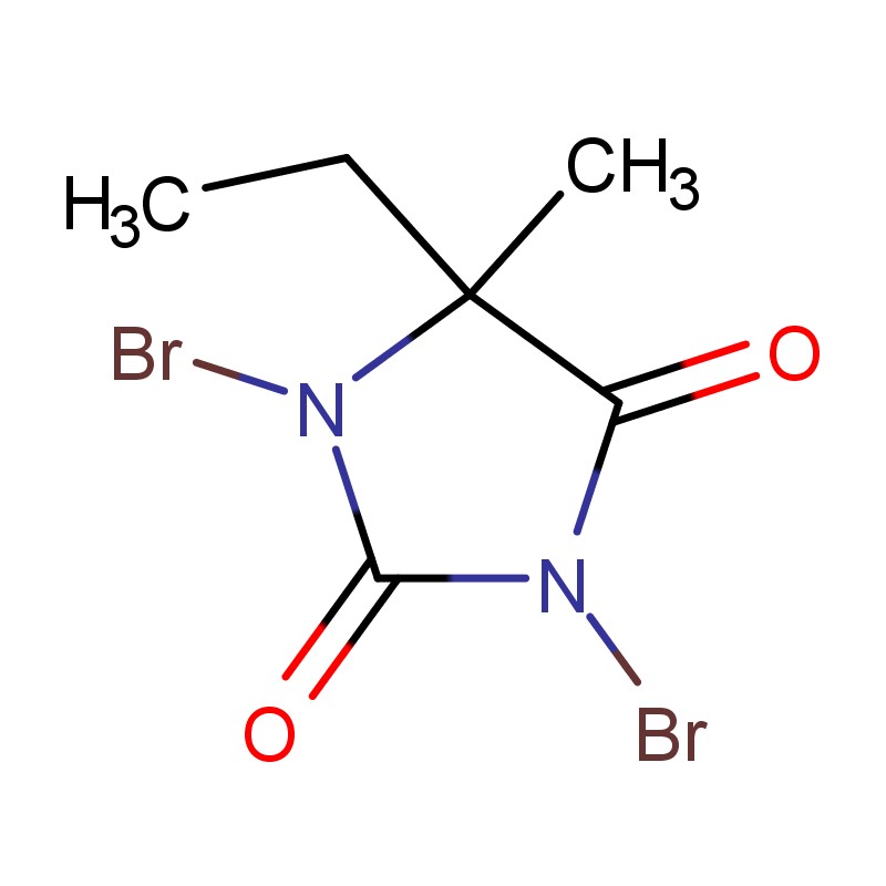 1,3-dibromo-5-etil-5-metilhidantoinas