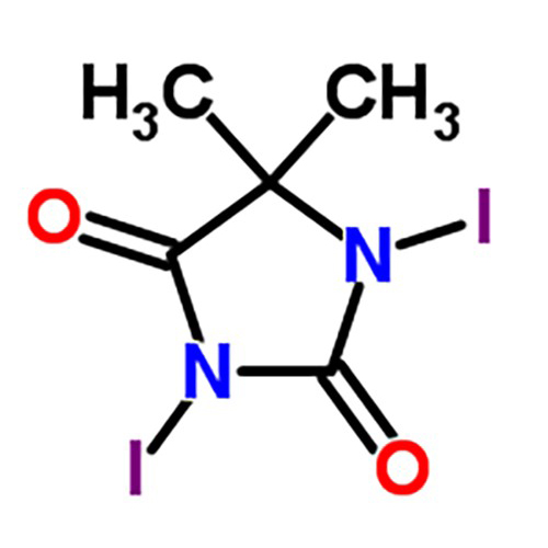1,3-diiodo-5,5-dimetilhidantoinas