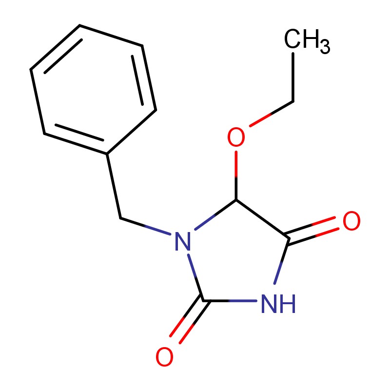 1-benzil-5-etoksihidantoinas