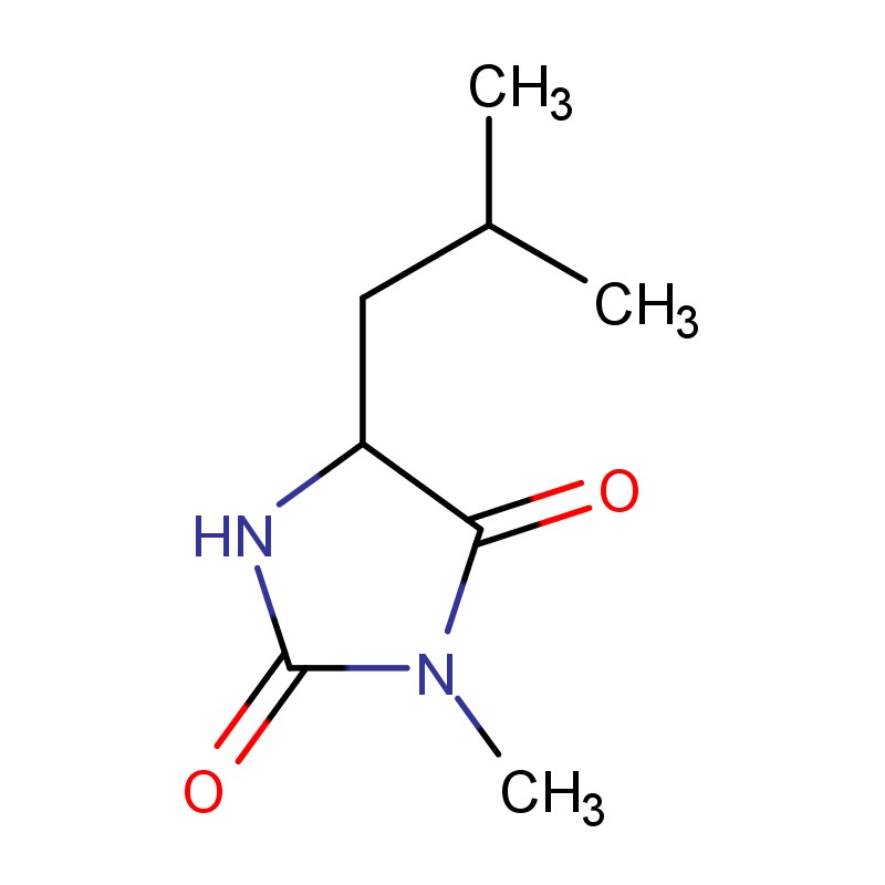Koks yra didelio grynumo 5-izobutilo hidantoino naudojimas pramonėje ir farmacijoje?