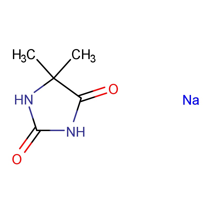Stabilizatorius 5,5-dimetilhidantoino natrio druskos